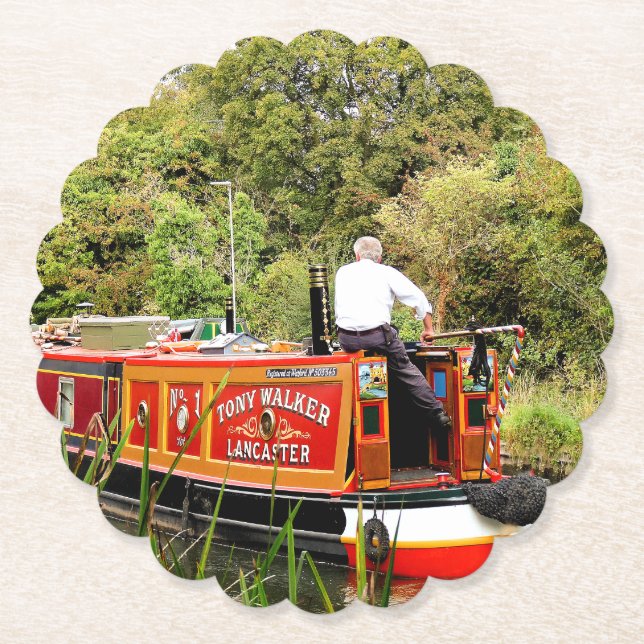 POSAVASOS DE PAPEL CANAL NARROWBOATS (Anverso)