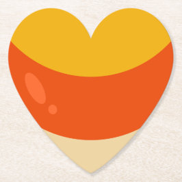 Posavasos De Papel Candy Corn Halloween