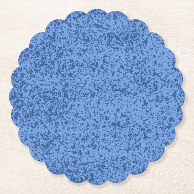Posavasos De Papel Caos de Punto Azul (Anverso)