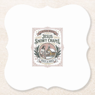 Posavasos De Papel Capilla Jesús Nevada Capilla Jesús Nevada Fe Crist