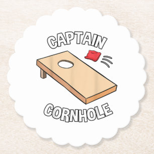 Posavasos De Papel Capitán Cornhole Bolsas de Dummy Tablas Bolsas de