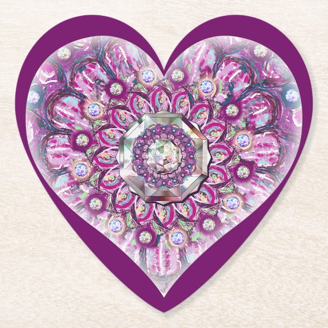 Posavasos De Papel Cardinal Red Rosace (Anverso)