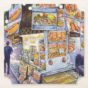 Posavasos De Papel Carga de trabajo artística extraordinaria