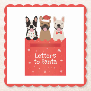 Posavasos De Papel Cartas A Los Bulldoges De Santa Francia