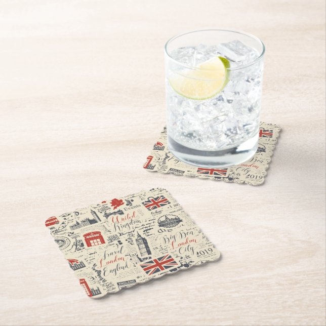 Posavasos De Papel Caseros de Londres (In situ)