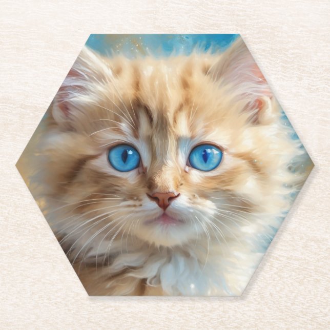 Posavasos De Papel Cat-37823 Adorable Cute (Anverso)