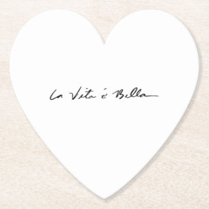 Posavasos De Papel catastro de piedra de la vita é bella