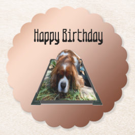 Posavasos De Papel Cavalier Spaniel Popout Art,