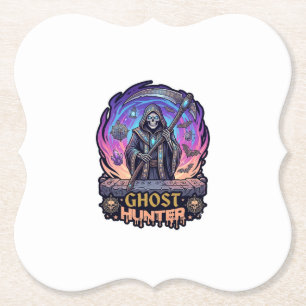 Posavasos De Papel Cazador de fantasmas Segador Esqueleto Guadaña Lla