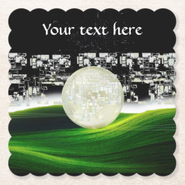 POSAVASOS DE PAPEL CBS DOMINGO POR LA MAÑANA ARTE: HORMIGÓN DE GALAXI