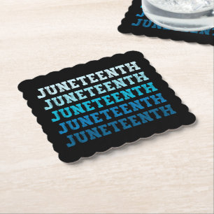 Posavasos De Papel Celebración Negra Estadounidense Africana Cool de