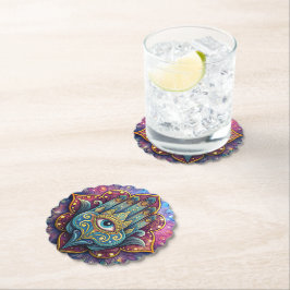 Posavasos De Papel Celestial Hamsa