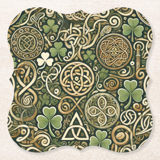 Posavasos De Papel Celtic Bloom (Anverso)