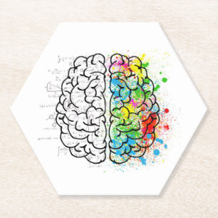 Posavasos De Papel Cerebro