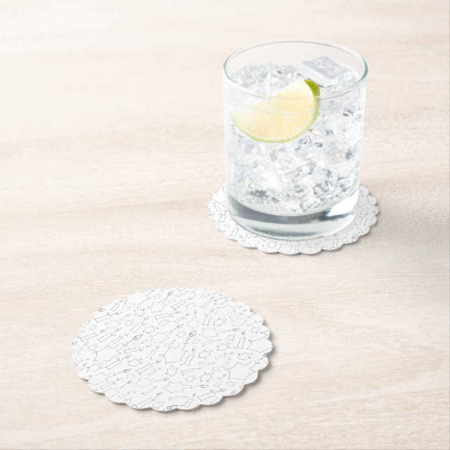 Posavasos De Papel Chanukah (In situ)