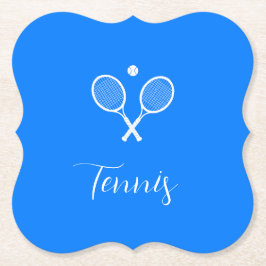 Posavasos De Papel Chaquetas de tenis y azul Ball Ultramarine