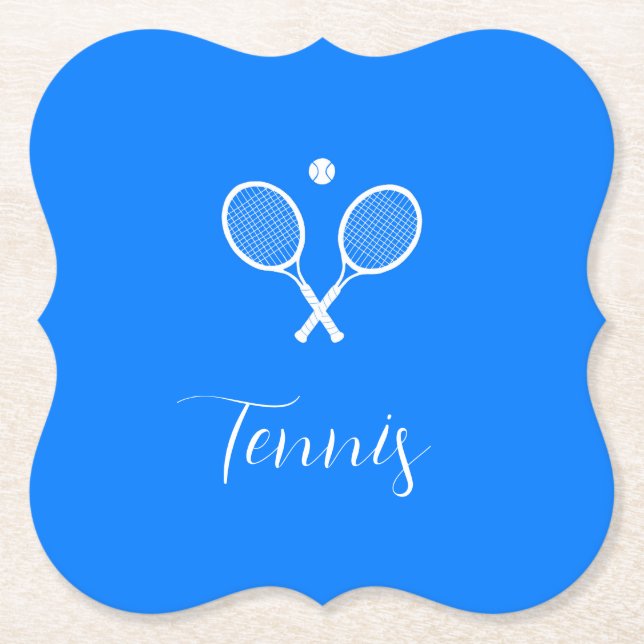 Posavasos De Papel Chaquetas de tenis y azul Ball Ultramarine (Anverso)