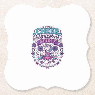 Posavasos De Papel Cheiro de Unicornio Espiritu de Unicornio Colorido