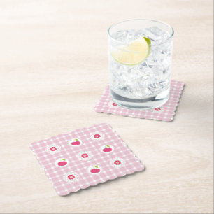 Posavasos De Papel Cherry Picnic Coasters