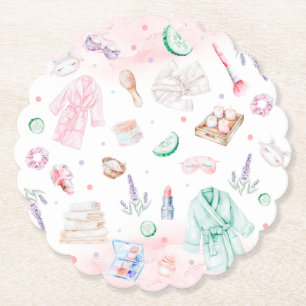 Posavasos De Papel Chica Fiesta