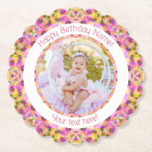 Chicas Feliz cumpleaños verano Estrella Rosa Edad 