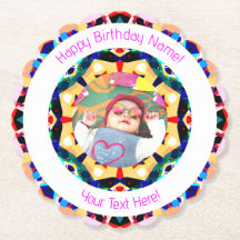 Chicas Niños Feliz cumpleaños Estrella Personaliza