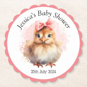 Posavasos De Papel Chick de bebé lindo