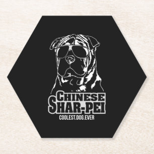 Posavasos De Papel Chino Shar-Pei es el mejor perro de la historia