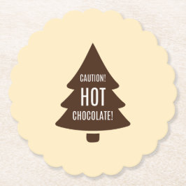 Posavasos De Papel Chocolate caliente Mikitiez navidad mashmello cáli