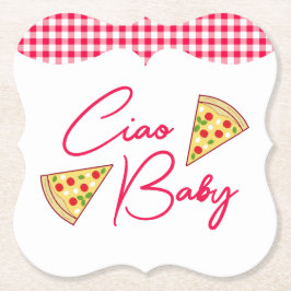Posavasos De Papel Ciao Baby Italian Baby Shower