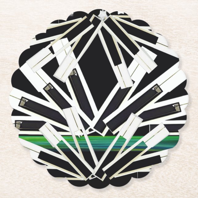 POSAVASOS DE PAPEL CLAVES DE MEDIANOCHE (Anverso)