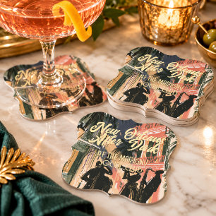 Posavasos De Papel Club Social de Jazz de Nueva Orleans Después de la