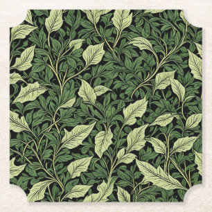 Posavasos De Papel Clúster de vinos en tonos verdes
