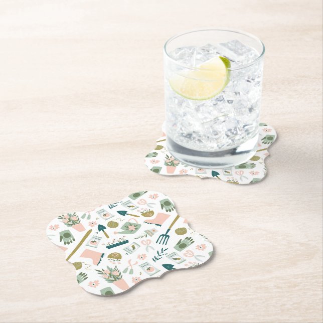 Posavasos De Papel Coasters de Jardín #2 (In situ)
