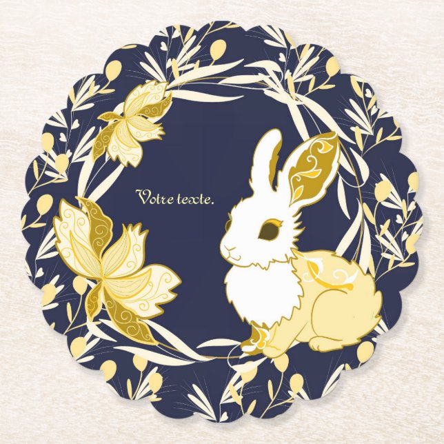 Posavasos De Papel Coco le lapin (Anverso)