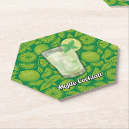 Posavasos De Papel Cóctel Mojito