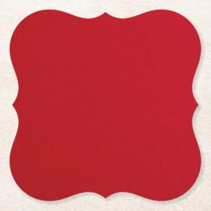 Posavasos De Papel Color rojo claro