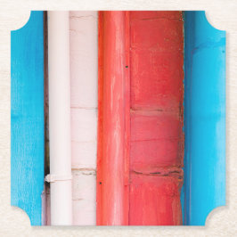 Posavasos De Papel Colores caribeños - abstracto