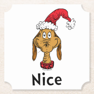 Posavasos De Papel Cómo el Grinch robó la Navidad   Max es amable