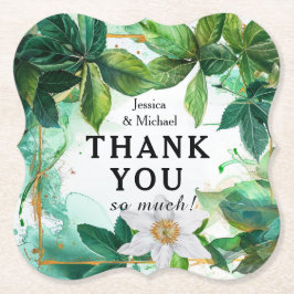 Posavasos De Papel 💍 con nombres Gracias Passiflora Serenity