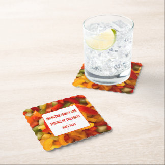 Posavasos De Papel Condimenta La Fiesta Familiar Cookout Summer BBQ 