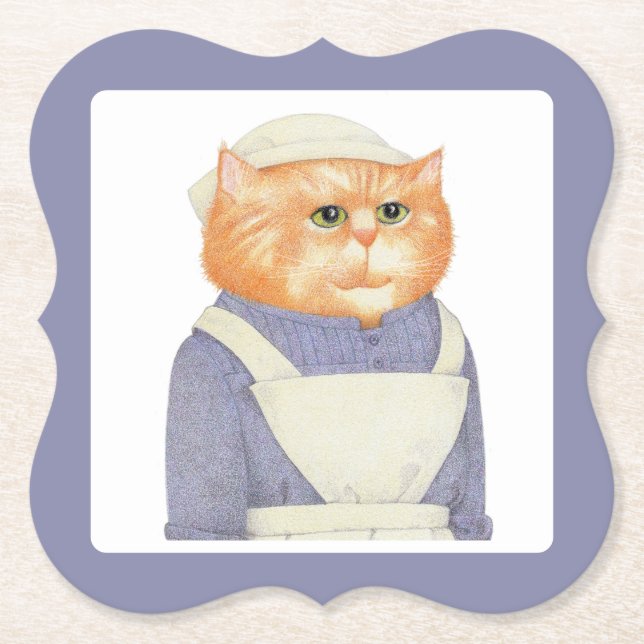 Posavasos De Papel CoOK CAT Bracket Paper Coasters (Anverso)