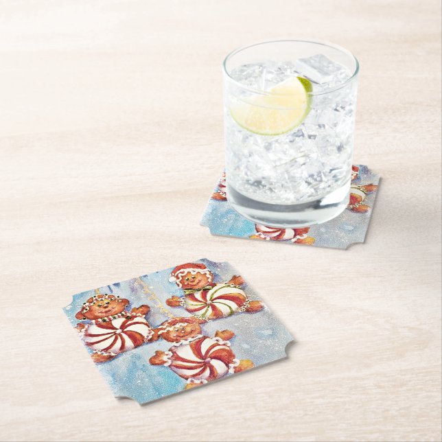 Posavasos De Papel Cookies de navidades (In situ)