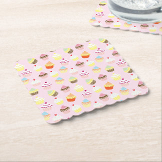 Posavasos De Papel Copas de Fiesta de tarta