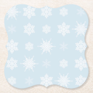 Posavasos De Papel Copos de nieve