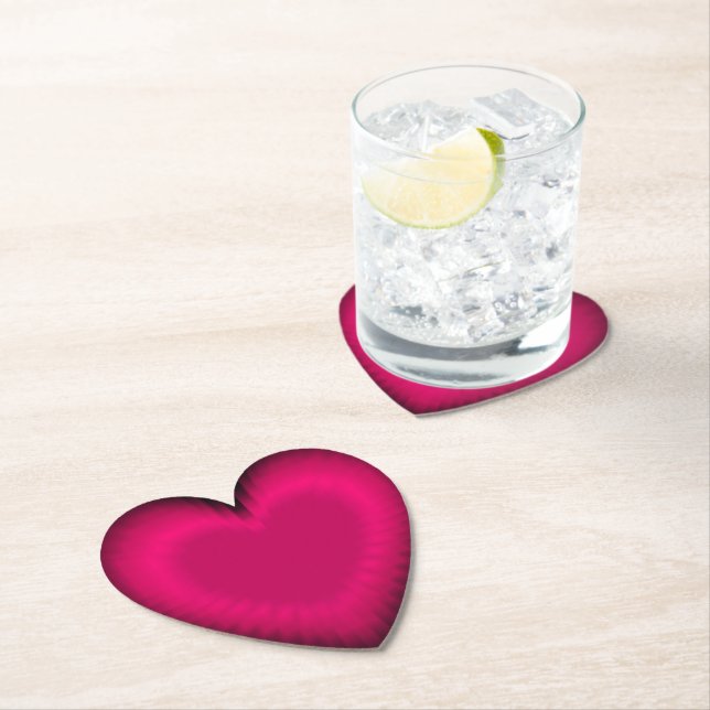 Posavasos De Papel Corazón del amor (In situ)