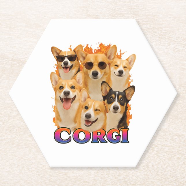 Posavasos De Papel Corgi Copy (Anverso)