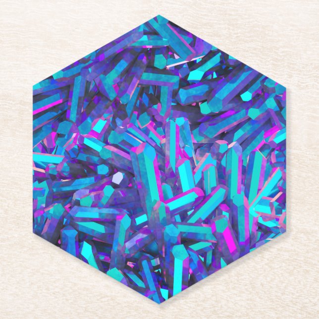 Posavasos De Papel córtex de cristal : (Anverso)