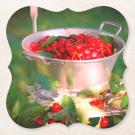 Posavasos De Papel Cosecha de cerezo, huerto de algodón Rosalinde