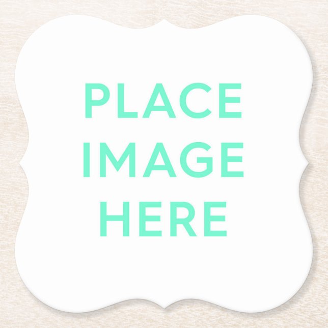 Posavasos De Papel Costeras de soporte (Anverso)